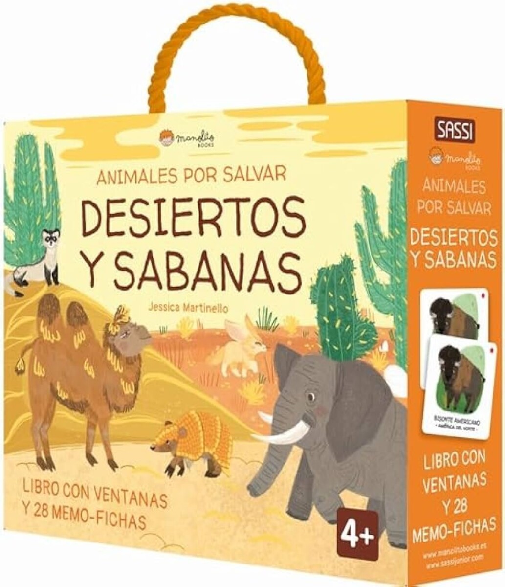 ANIMALES POR SALVAR DESIERTOS Y SABANA 