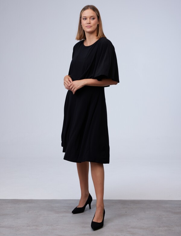 Vestido Overlayer NEGRO