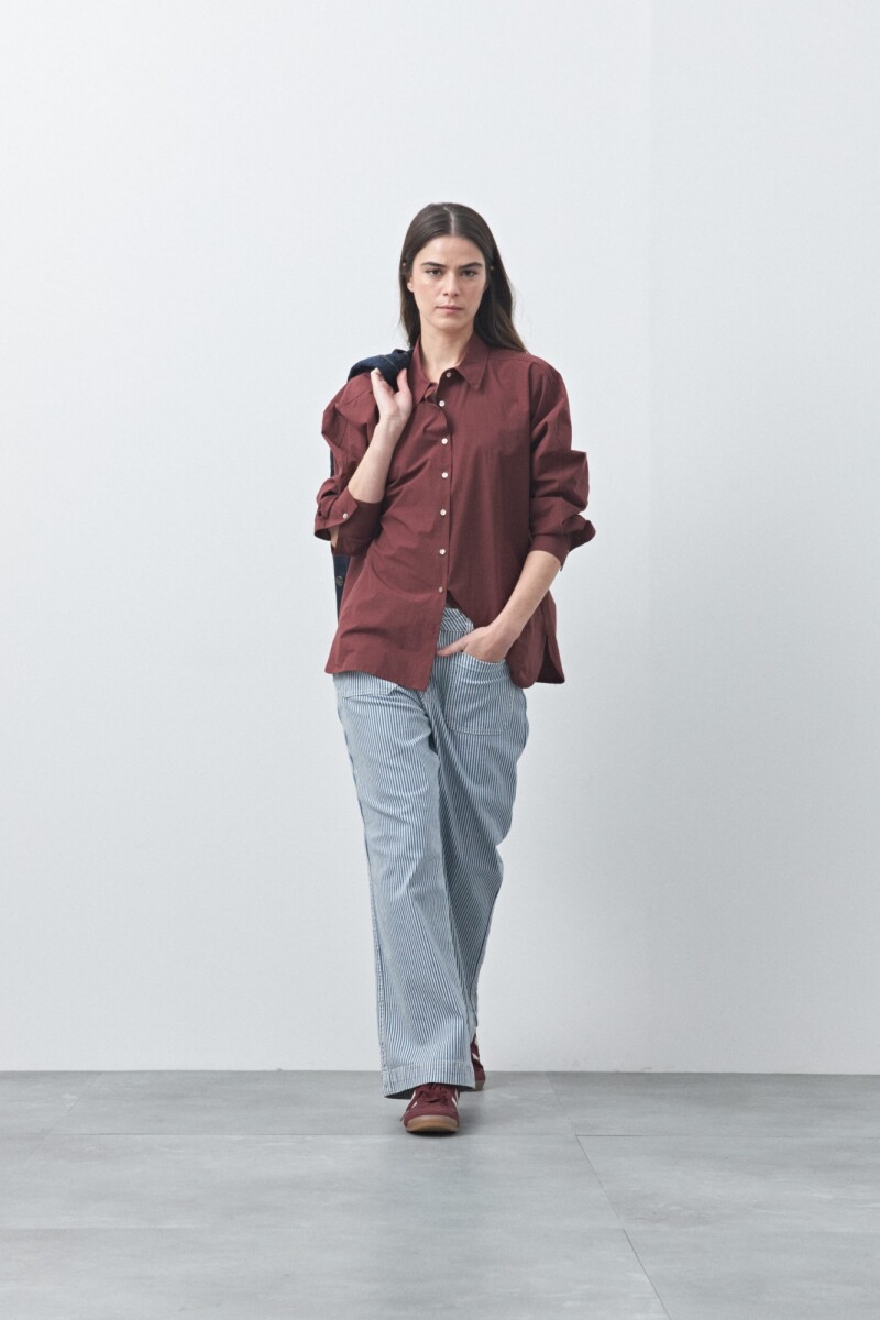CAMISA CHRISTA Borra de Vino