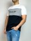 T-Shirt combinada con logo frontal Sanz Blanco