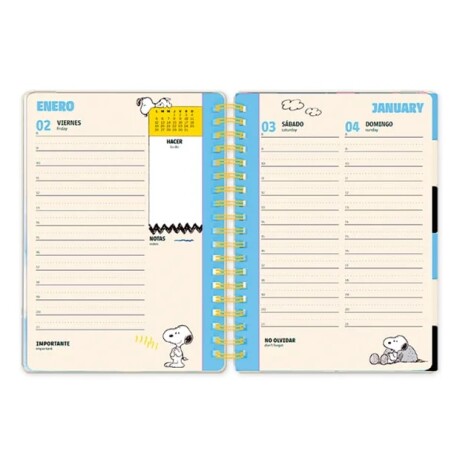 Agenda Mooving Personajes 2026 Snoopy Agenda Mooving Personajes 2026 Snoopy