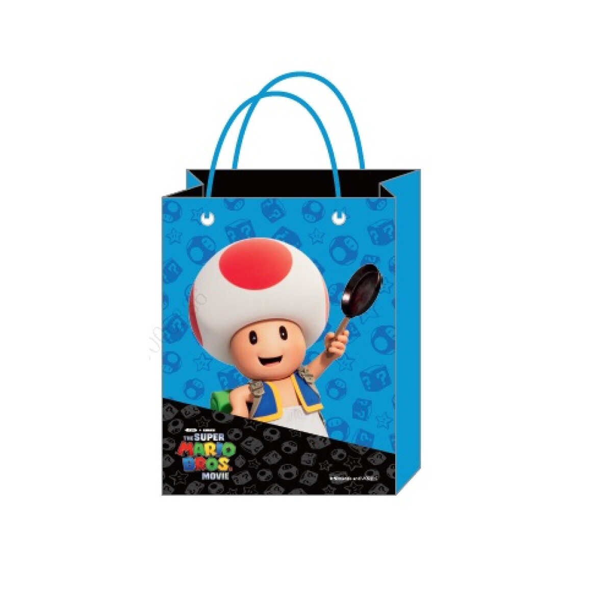 Bolsa de regalo M Mario Bros - azul 