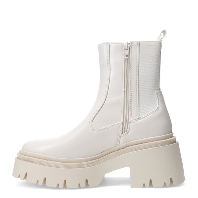Bota de Mujer Miss Carol MOUNT con elastico Blanco Hueso