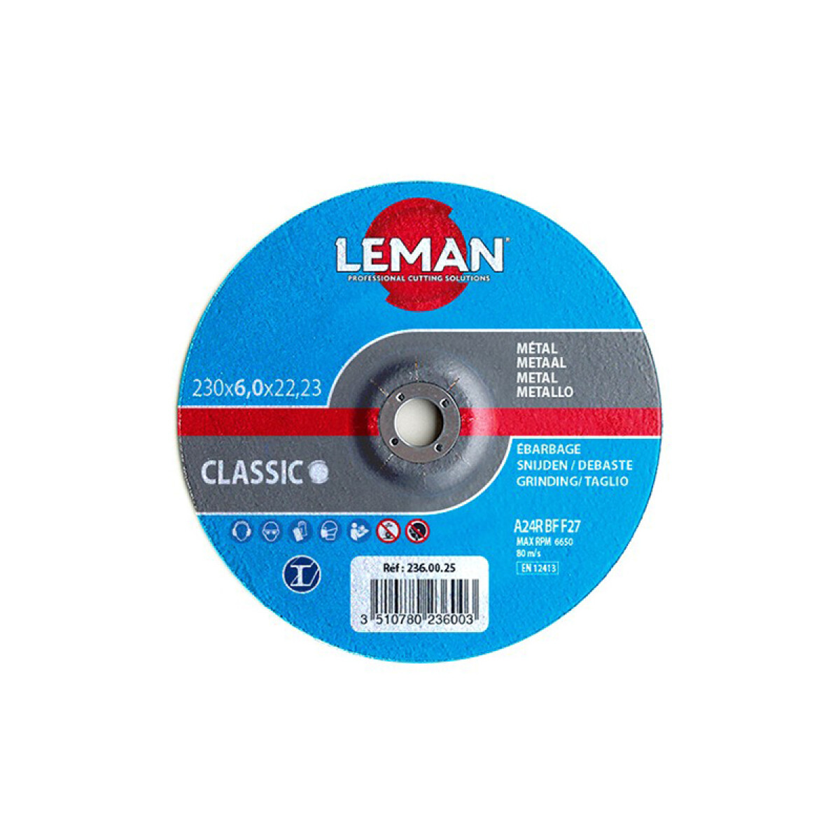 Disco desbaste 180x6.0x22.23mm - REF076 