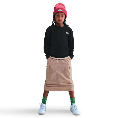 Abrigo Nike Sportswear Club Fleece de Niños Negro
