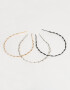 Vinchas Sets Metallic Set De Vinchas Metallic - Combinacion Tricolor