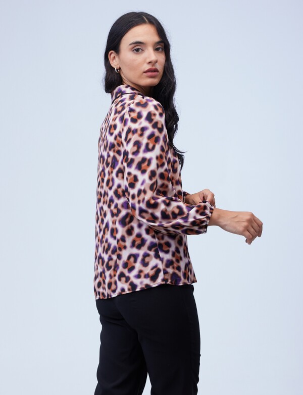 Camisa Gasa Puntilla MULTI/ROSA