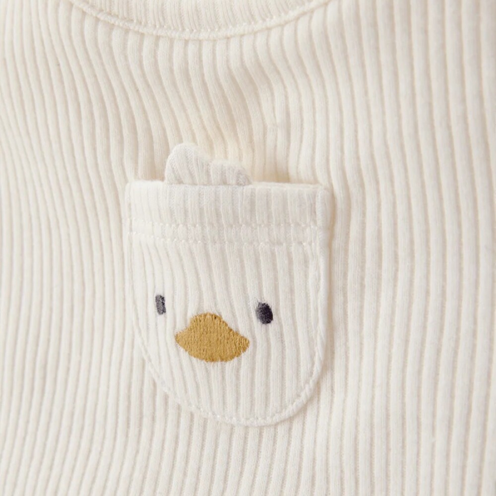 Set x3 baberos carters patito beige