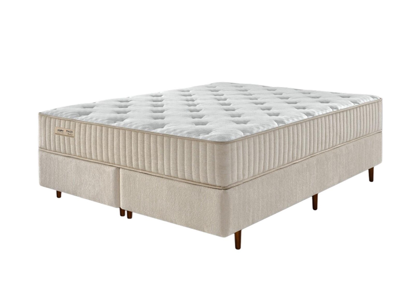 Colchón Espuma MAZE 2 Plazas ECOFLEX – Doble Confort y Tecnología Spring Foam 