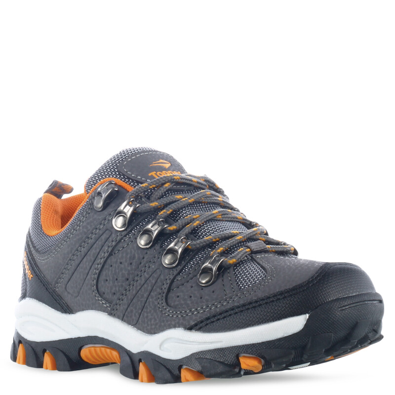 Championes Infantiles Topper Gondor II Kids Gris - Negro - Anaranjado