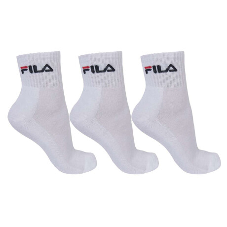 Fila Medias Tripack Unisex Caño Médio Blanco