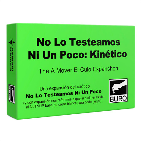 Juego Cartas No Lo Testeamos Ni Un Poco Kinético Buró Juego Cartas No Lo Testeamos Ni Un Poco Kinético Buró