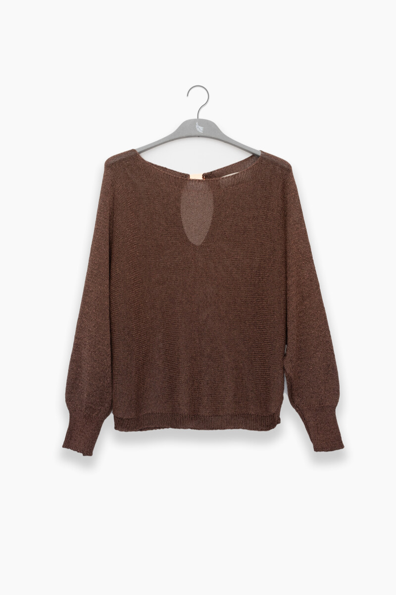LU TIGER SWEATER Chocolate