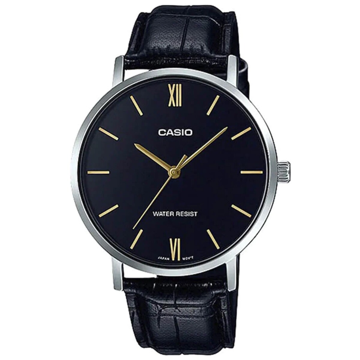 Reloj Análogo Casio LTP-VT01L Resistente Al Agua - Negro 