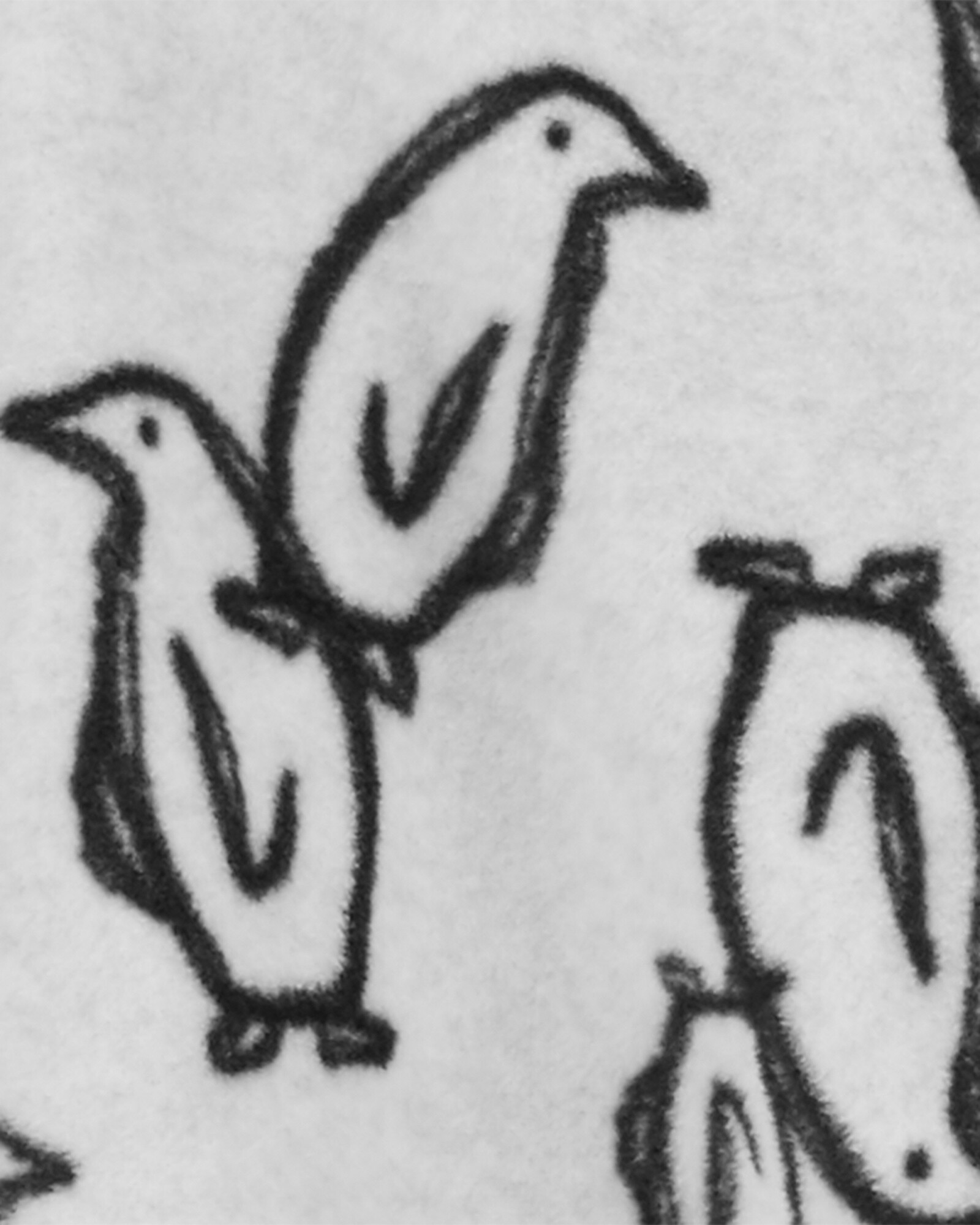 Pijama una pieza de micropolar, con pie, diseño pingüinos Pijama una pieza de micropolar, con pie, diseño pingüinos