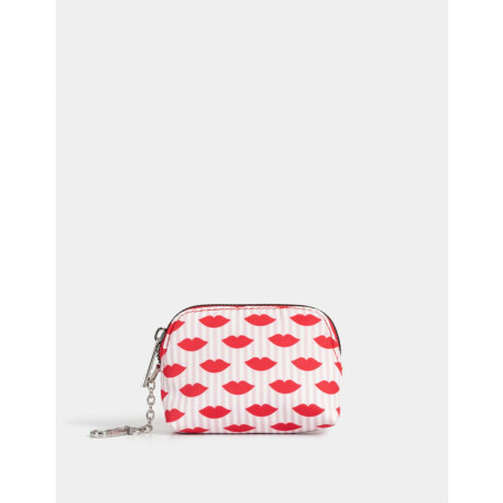 Monedero Cuerina Estampado Estampado Rayas