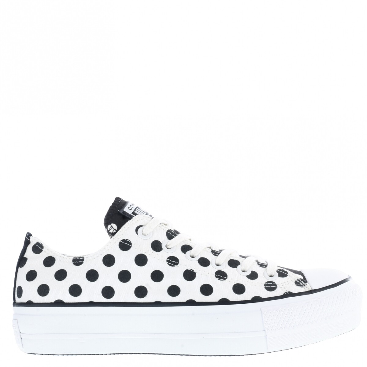 Championes Unisex Converse Chuck Taylor Lift Converse - Blanco - Negro 