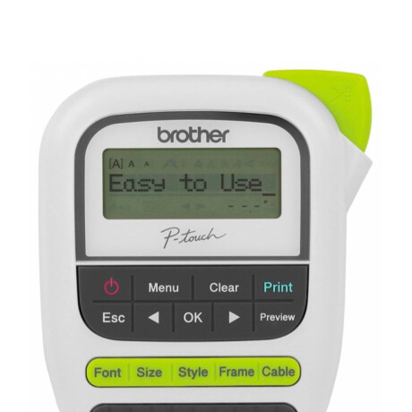 Rotuladora portátil Brother PT-H110 Blanco Con Pilas regalo Rotuladora portátil Brother PT-H110 Blanco Con Pilas regalo