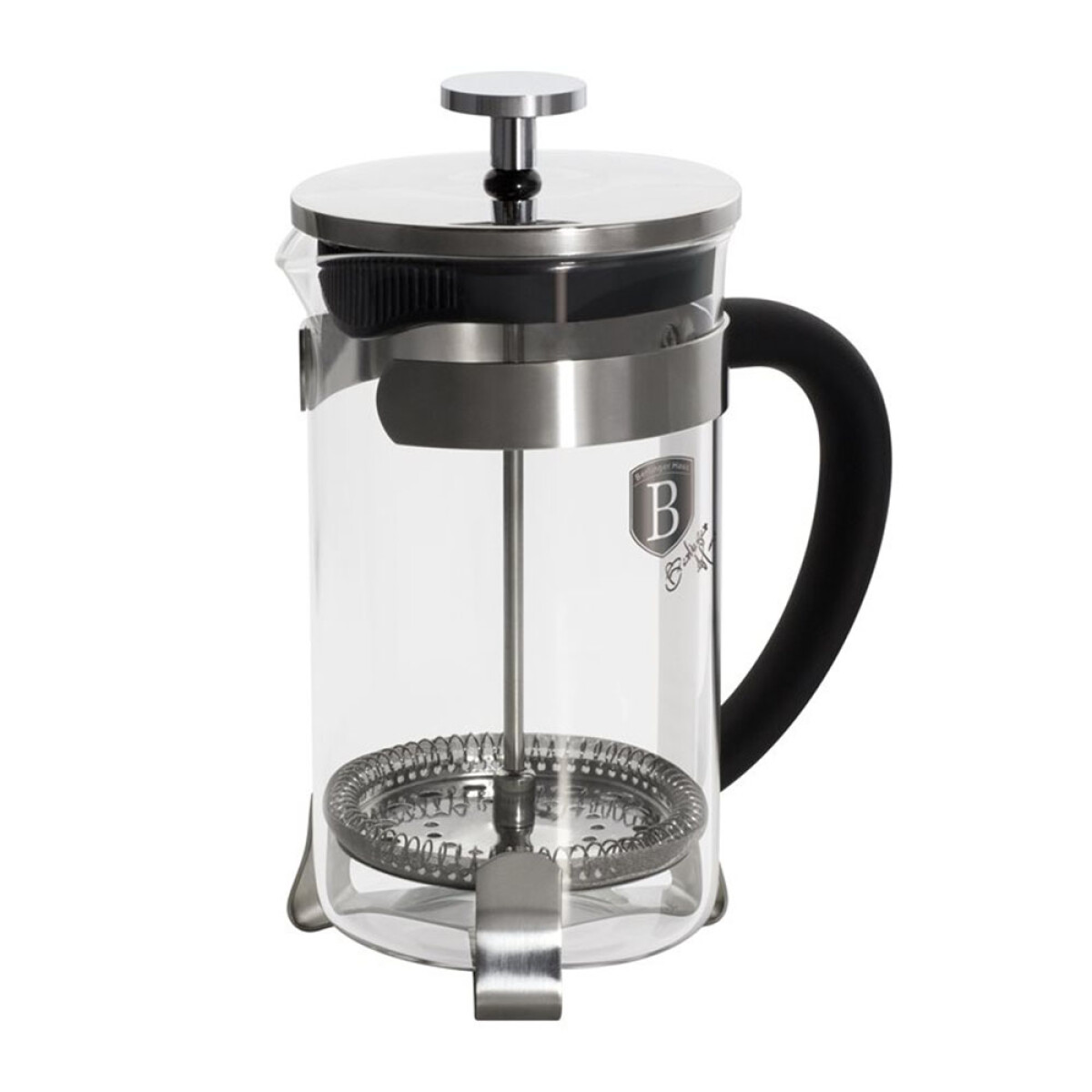 Cafetera Tetera Prensa Francesa 600Ml Acero Berlinger Haus - Plata 