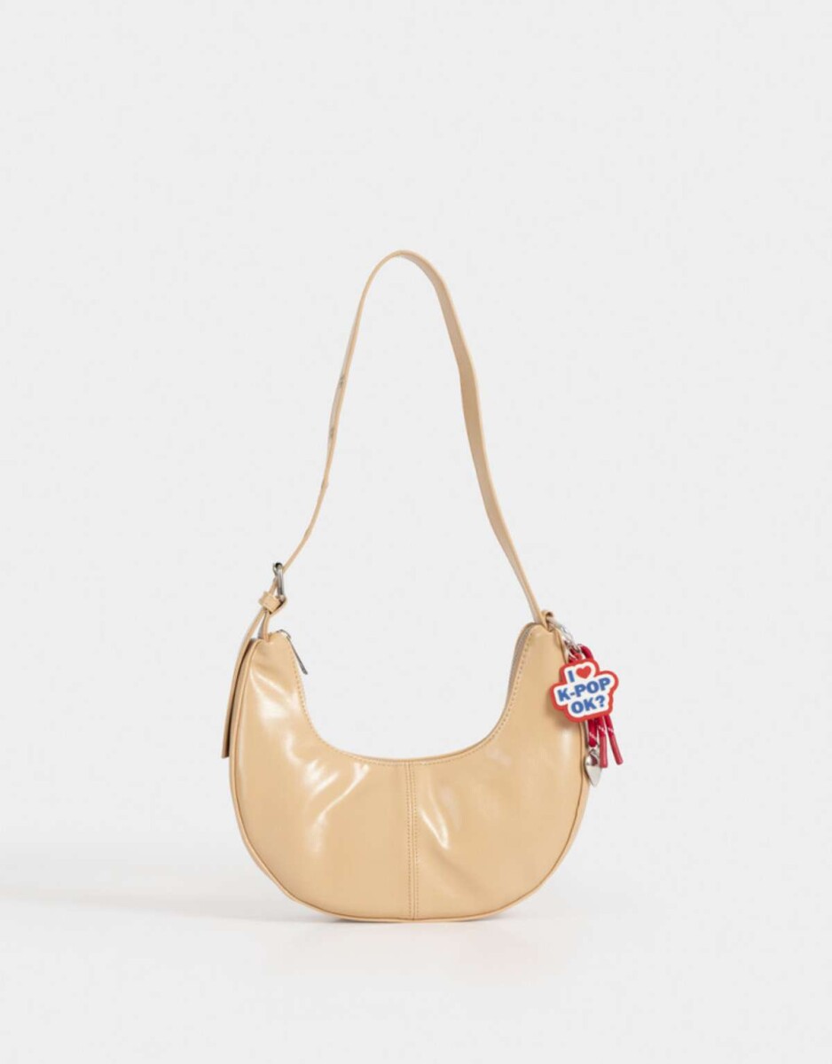 Bandolera Maxi Hobo - Marron Camel 