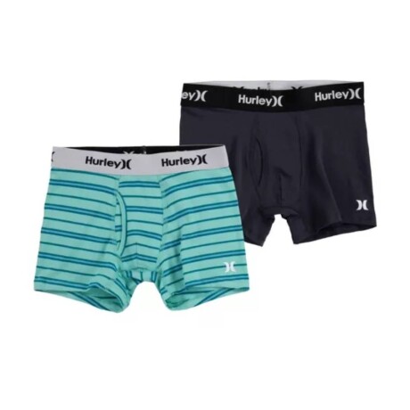 Pack Boxer x2 Hurley Niño HHB Stripe Tropical S/C