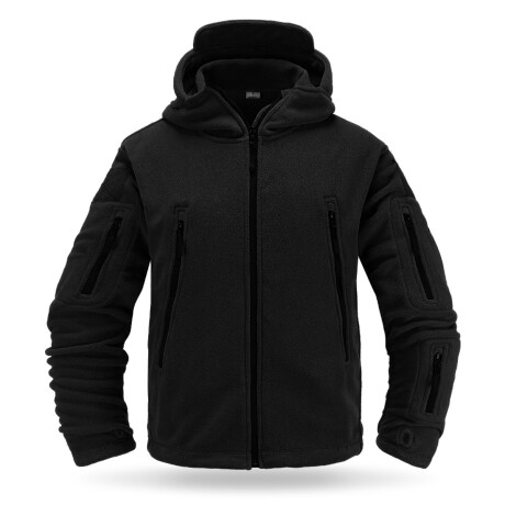 Campera Polar Uzspace Táctica Con Capucha Invierno Vst013012-m