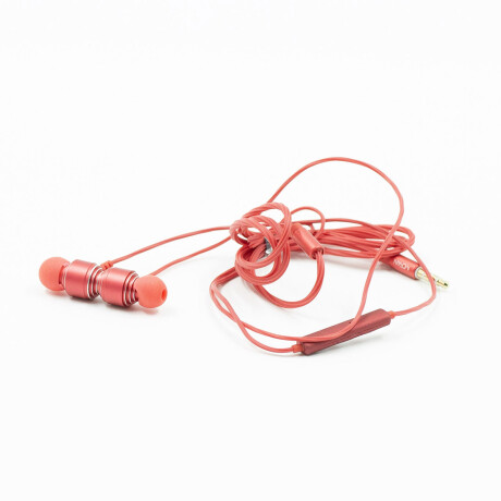 AURICULARES CON CABLE IN EAR MF023 ROJOS AURICULARES CON CABLE IN EAR MF023 ROJOS