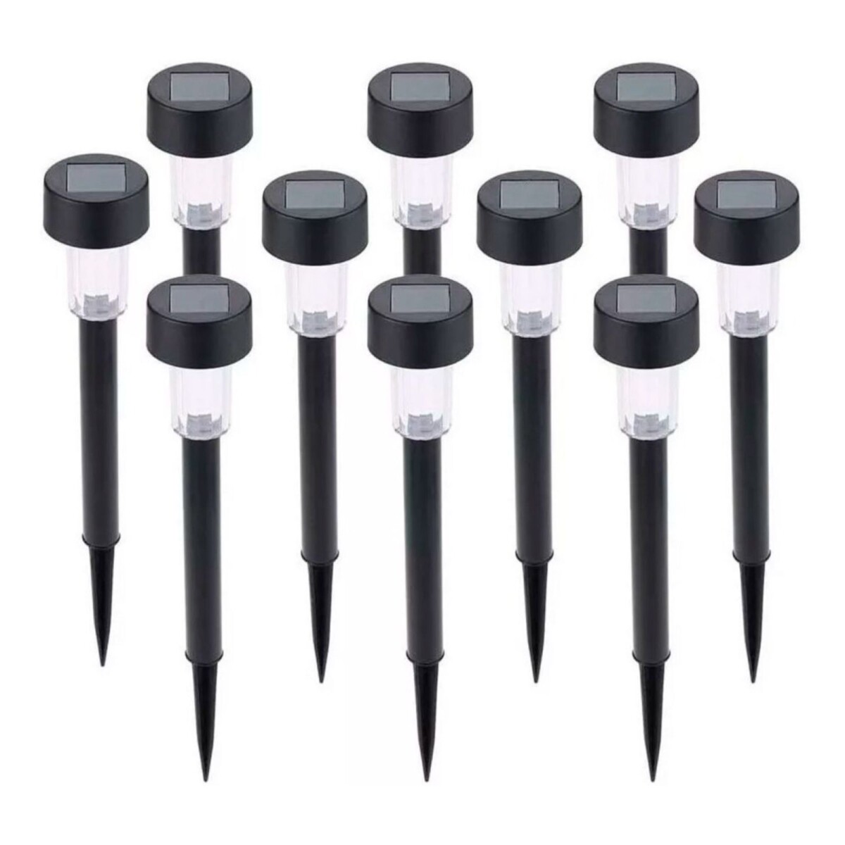 Luces Solar Farol Estaca Antorcha Luz Led Lampara Jardin - Variante Calida 