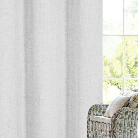 Set x2 Cortina Blackout 140x230 Cm Living Dormitorio Gris Lino Claro