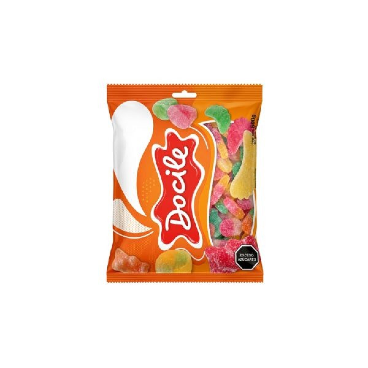 DOCIGOMAS DOCILE 500GRS (06) PALETA ACIDA (GRANDE) 