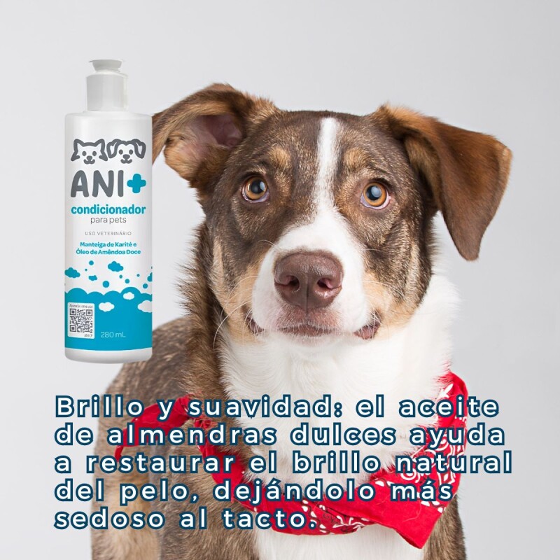 ACONDICIONADOR ANI+ CON MANTECA DE KARITÉ Y ACEITE DE ALMENDRA DULCE PARA PERROS Y GATOS 280 ML ACONDICIONADOR ANI+ CON MANTECA DE KARITÉ Y ACEITE DE ALMENDRA DULCE PARA PERROS Y GATOS 280 ML