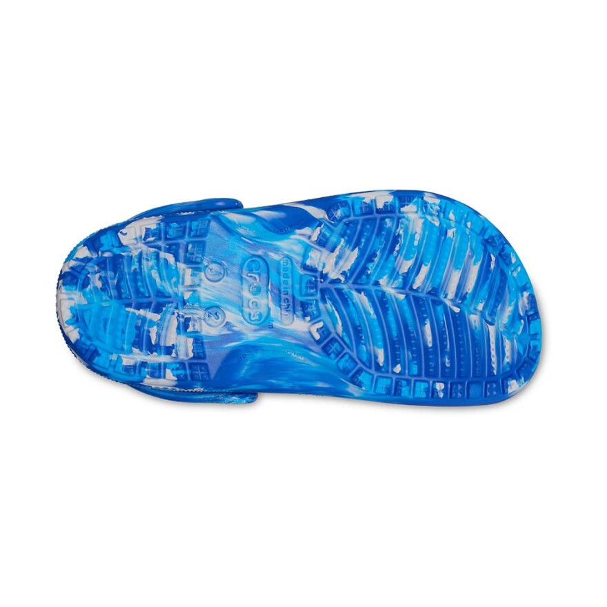 Classic Marbled Clog K - Niños Blue Bolt/multi