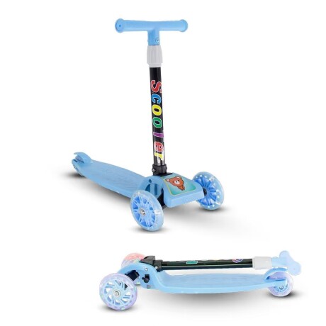 Monopatín Tripatin Scooter con Luces Infantil Plegable 001