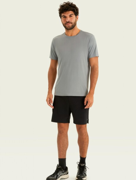 CAMISETA DEPORTIVA MANGA CORTA GRIS