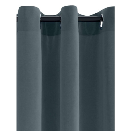 Cortina Isteren 1X140X300 Azul Empolvado