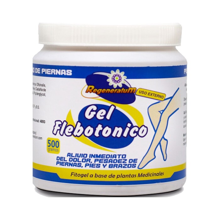 GEL FLEBOTONICO FRASCO X 500 GRAMOS única