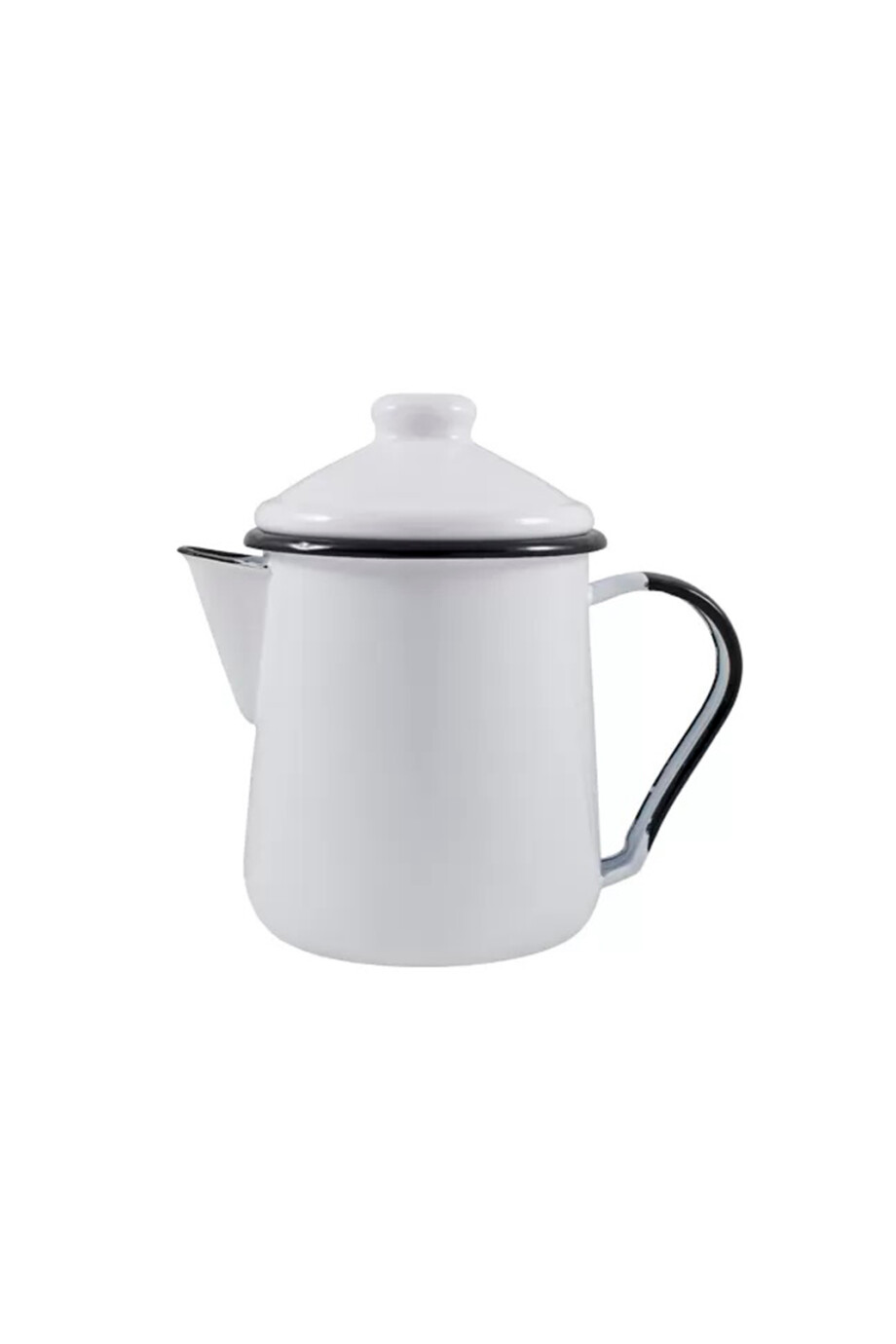 Jarra Lechera / Cafetera con Tapa Blanco