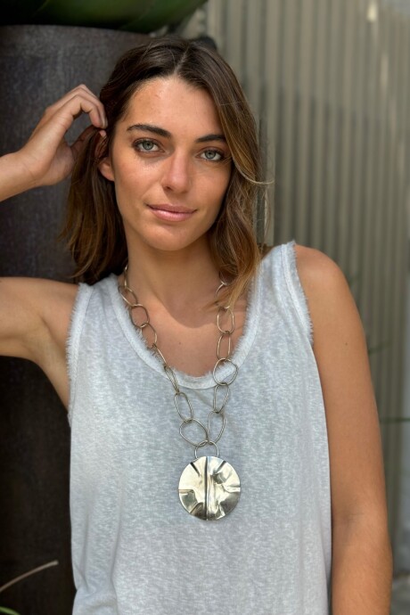 COLLAR GENARA Plateado