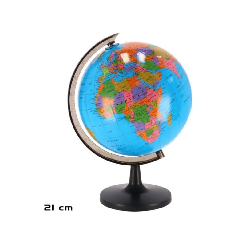 Globo Terráqueo 21.4 Cm Plástico GLOBO TERRAQUEO GL004 21.4 CM PLASTICO