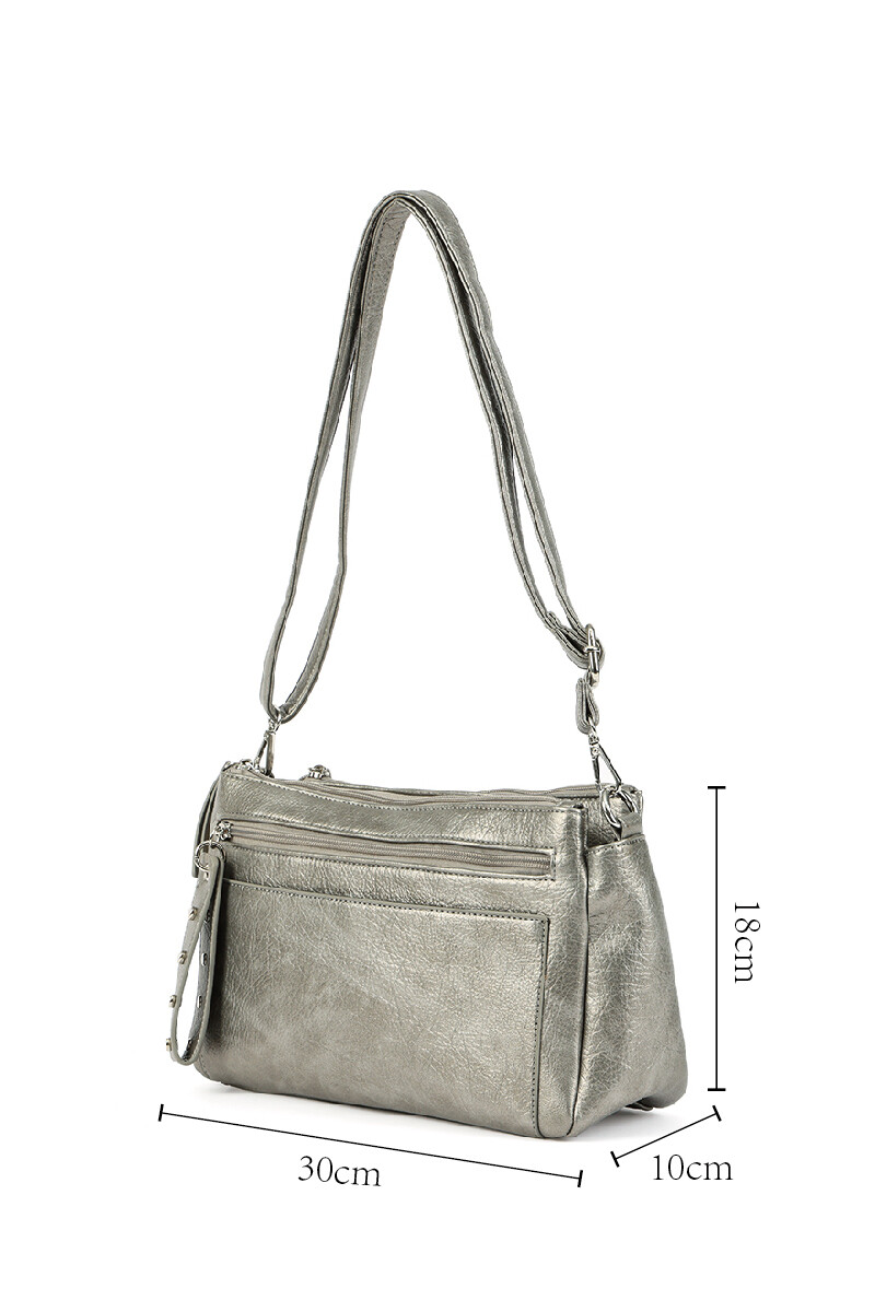 Bandolera Borito Plateado