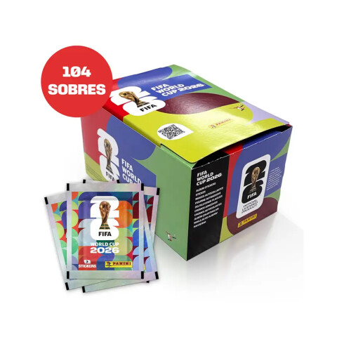 Caja de Figuritas Panini Fifa World Cup 2026 104 Sobres U