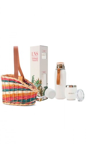 KIT MATERO LAOS BLANCO C/MULTICOLOR
