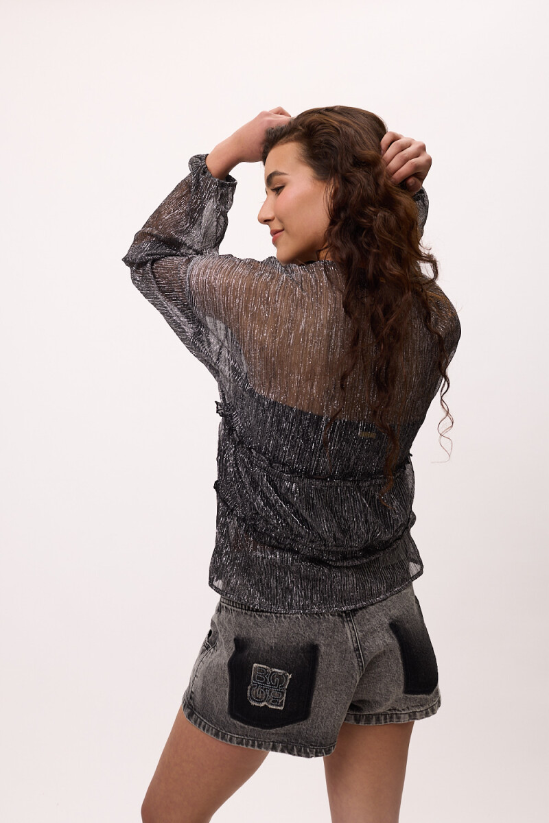 Camisa Lov Plateado