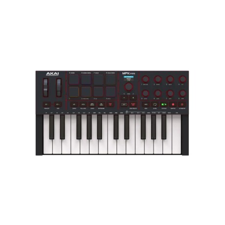 Controlador Midi Akai Mpk Mini 4 Iv Gen Negro Controlador Midi Akai Mpk Mini 4 Iv Gen Negro