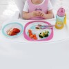 Plato con divisiones BUBA animales unicornio