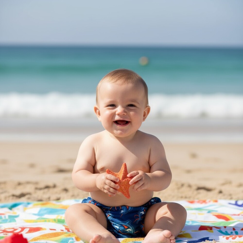Pañal agua reutilizable TUGA 3 a 6 meses Orca navy