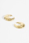 Aros acero earcuff irregular dorado