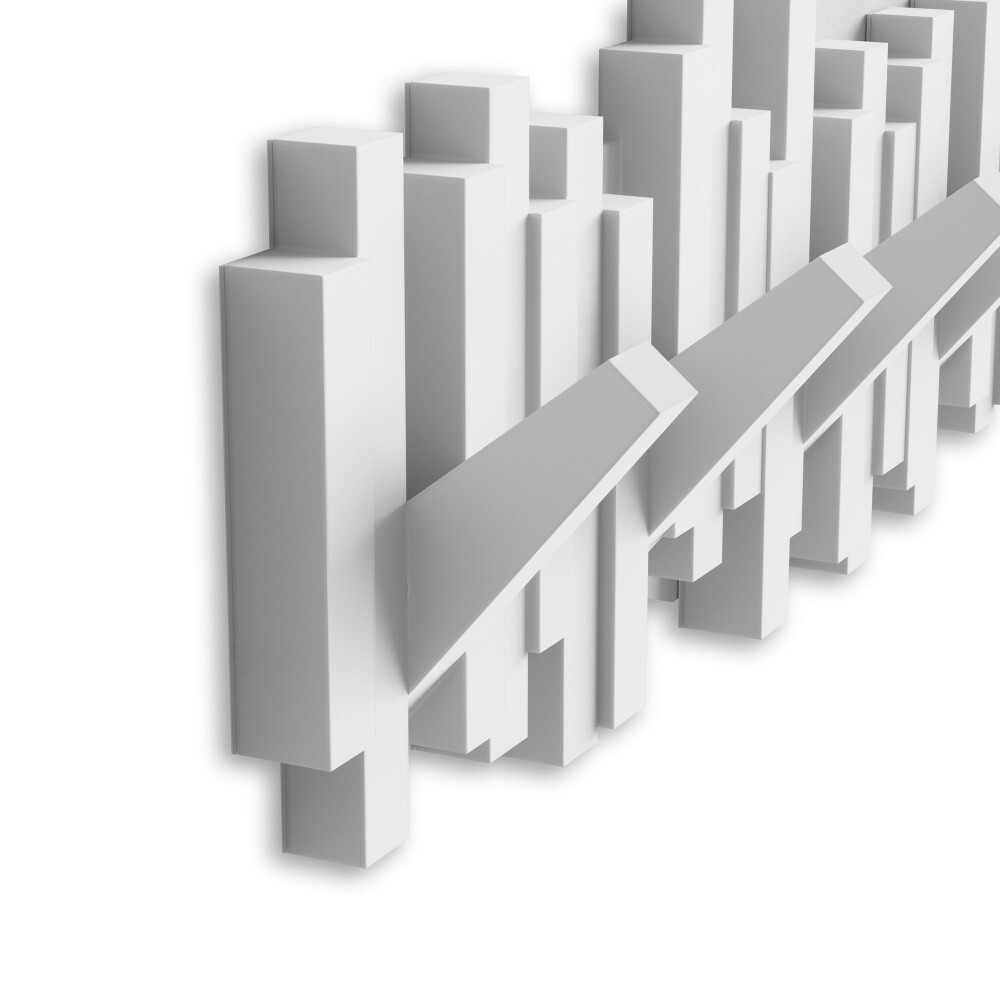 PERCHERO PLASTICO-RECICLADO BLANCO UMBRA STICKS