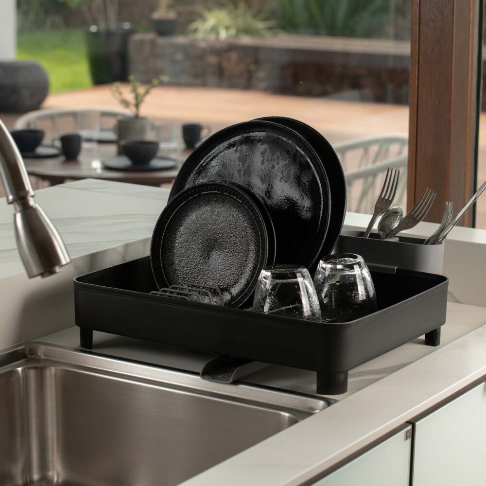ESCURRIDOR PLASTICO NEGRO EL600