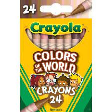 CRAYOLA Colours of the World 24 color piel CRAYOLA Colours of the World 24 color piel